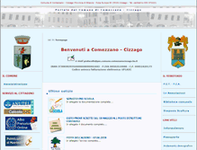 Tablet Screenshot of comune.comezzanocizzago.bs.it